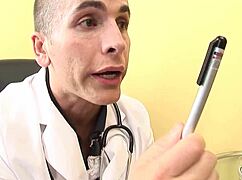Doctor Removes Brunette Patient's Tattoo With Deep Cumshot After Rough Doggystyle