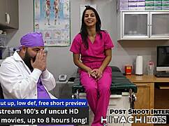 What is Misty Addams doing home alone spreading shaved pussy with vibrator?