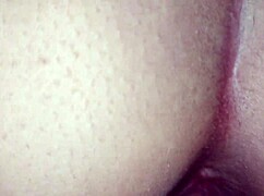 latina grips cock too tight in reverse cowgirl creampie squeeze