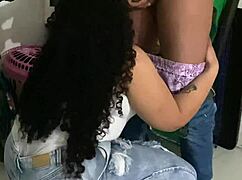 damn venezolana touchin' herself on mall stairs 😍 big ass bareback vibes...