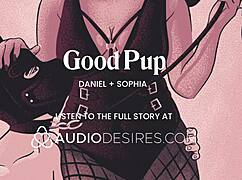 Mistress Fucks Obedient Pup's Chastity Anal Tail Plug Creampie