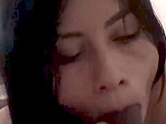 Petite Tanned Mexican Milf Moans Riding Cock in Homemade POV