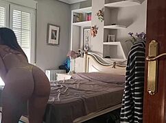 ana the colombian cheerleader with big ass and tits bends over for hard doggystyle pounding
