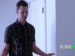 Step bro's car wrecked, now skinny teen repays with free use ass and tits