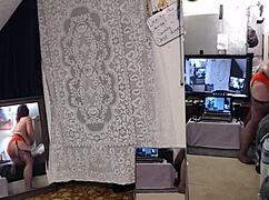 dawnskye1962 morning titties tease in mirror blue eyes shining 😍🍒