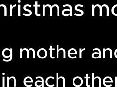 early christmas morning shemale lesbian fucking session turns wildly suggestive