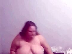 Hunk Thick Cock Pounds SSBBW Milf Wife with Blowjob Cum