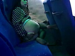 Hot Milf Teases Stranger's Cock on Crowded Bus!