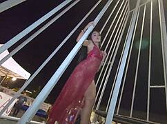 Wow, Andy Casanova films Suzie Q's milf feet dance frenzy!