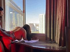 Bbc hotel fuck with big tits ebony riding huge cock cowgirl style 🔥🍆