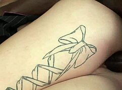 Faye runaway's shaved blonde ass gapes on bbc interracial doggystyle!