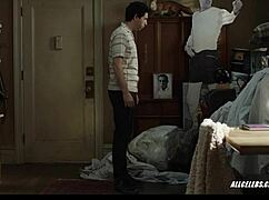 jemima kirke bares her nude milf tits in girls s06e01 handjob scene