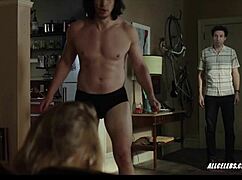 jemima kirke bares her nude milf tits in girls s06e01 handjob scene