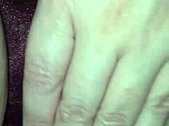 my soaked satin panties cling to my fat wife's dripping wet pussy