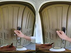 blonde slut cheating on husband with milkman, vrconk vr feels real doesn't it?