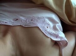 oh man the maid's husband sneaks his huge cock into my wife's mouth while she rests... so risky!