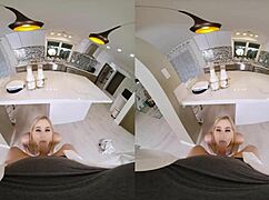 blonde slut cheating on husband with milkman, vrconk vr feels real doesn't it?