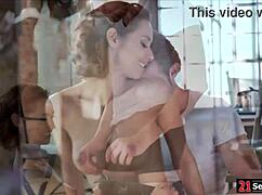 brunette latina model takes hard anal right after steamy photoshoot!