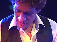 old masseur smokes while young blonde supple tits ride missionary deep