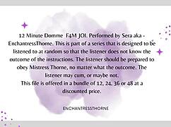 f4m femdom commands your jerk off to explosive orgasm control