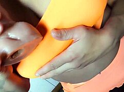 hey cuck, watch this milf squirt on your face while i ram her ass with giant strap-on dildo!