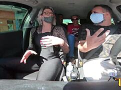 katharine madrid hops in the car for tony tigrao's wild ride 28 with vagninho