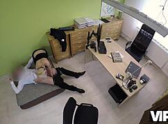 hey lussy sweet the agent called for a meeting but you fucked him right in the office