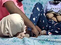 dasi indian boy bends girl over for big black cock assfucking deep in jungle doggystyle