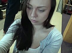 yo lucky dude picks up hot teen wife at bowling alley for cash fuck