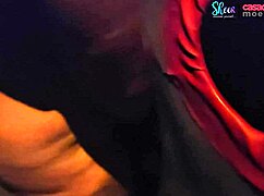 Blonde Brazilian Wife's Heart-Racing Cuckold Thrill at Swingers House Glory Hole with Hung Old Studs