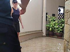 dude this lesbian chick is hot naked wanna watch him pound her big pussy?