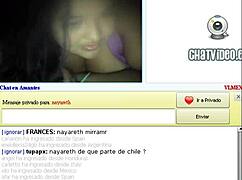 vl's chilena tetota teases big tits in steamy web chat