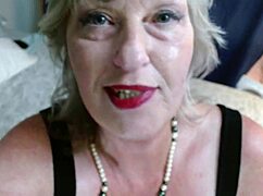 dawnskye1962 oils up her feet, ass and that pretty pink pussy