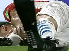 colombian soccer stars' bulges bulge out in paraguay match, so damn sexy and tempting