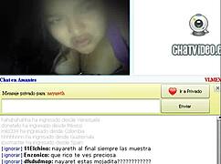 vl's chilena tetota teases big tits in steamy web chat