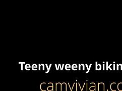 Teeny Bikini Hides What This Redhead Wants to Reveal