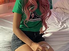 Stepbrother, Why Remove My Thong in Bed Now?