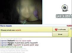 vl's chilena tetota teases big tits in steamy web chat