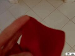 Sheena Ryder Strokes Stepson's Throbbing Cock Before Date Night!