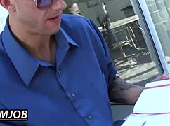 Stevie Shae's Wet Lingerie Rimjob Devours Stepdad's Monster Cock