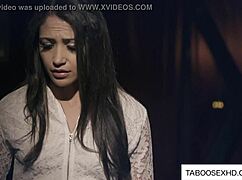 A bold older guy bends teen over for hardcore doggystyle domination and submission