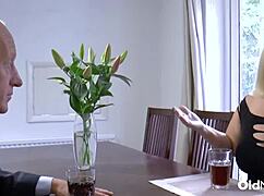 Busty Lacey Starr seduces boss Paul Black with her fat milf curves for rough doggy quickie