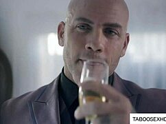 A bold older guy bends teen over for hardcore doggystyle domination and submission