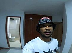 Street Girl Grabs My Dick in Bathroom After Food Pickup Naughty Fuck