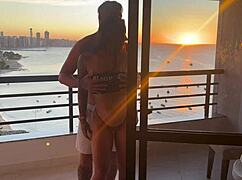 Cowgirl on the beach at sunset feels so damn good babe