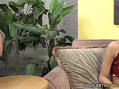 Kelly Klass takes on that huge black cock for her first anal cuckold ride