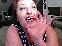 dawn shoves that dildo on chriss chin then RIDES it hard smothering him in her huge voluptuous curves