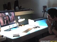 Kelly Klass takes on that huge black cock for her first anal cuckold ride