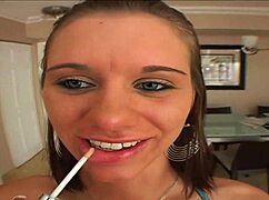 Isabella Amour Perverted POV Milf Fingers Gaping Ass in Fishnets!