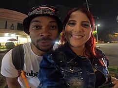 Street Girl Grabs My Dick in Bathroom After Food Pickup Naughty Fuck